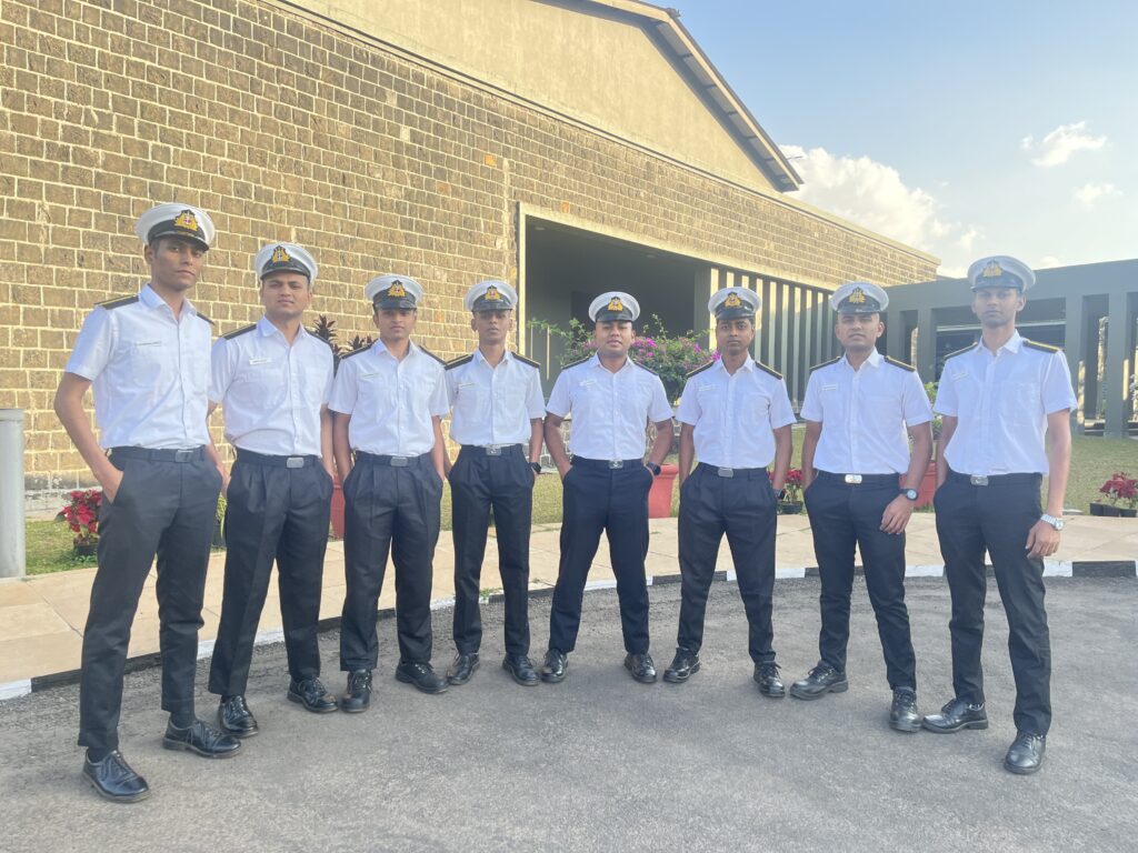 Students who got selected in merchant navy