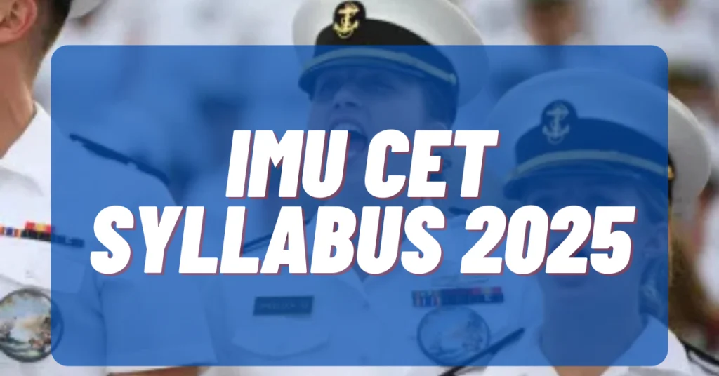 imu cet 2025 updates