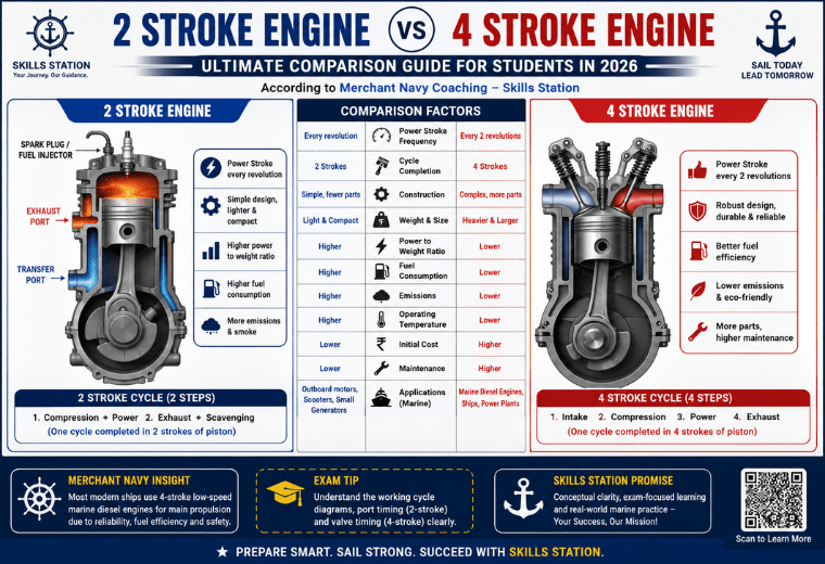 2 Stroke Engine vs 4 Stroke Engine
